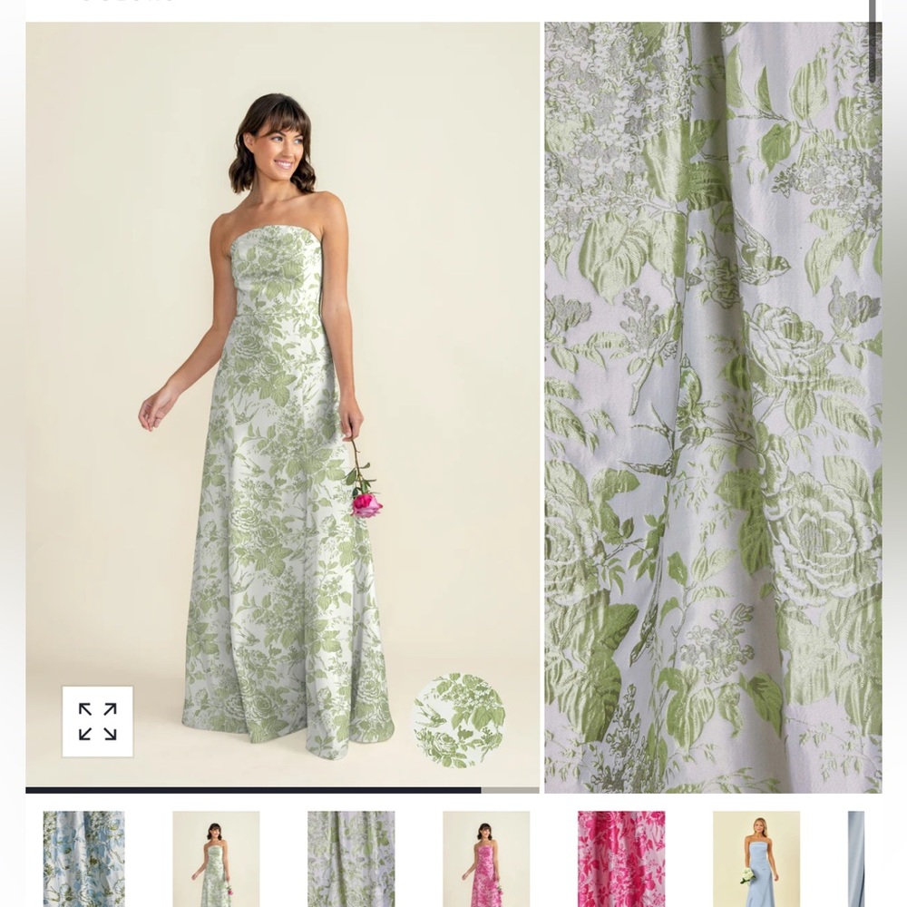 LulaKate - Hannah Bodice with Dahlia Skirt Floor in Garden Flora